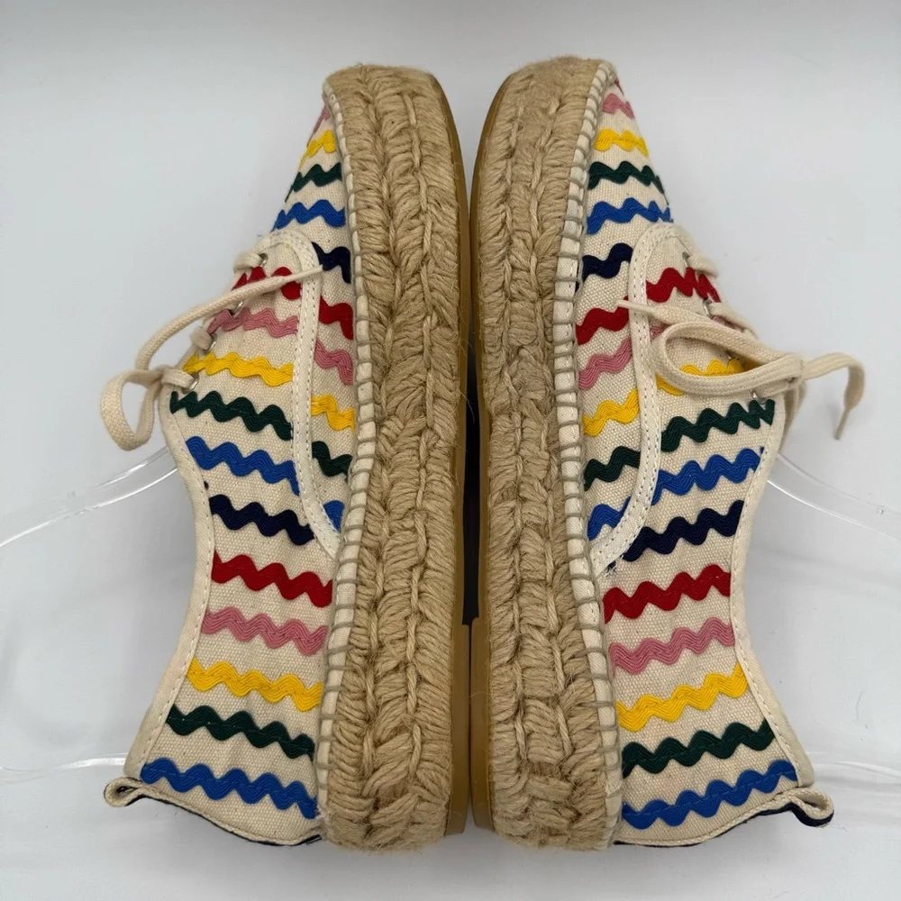 Loeffler Randall Alfie Espadrille Sneakers 38 Rainbow